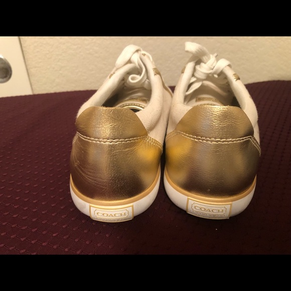 Coach canvas sneakers size 8.0 B - Picture 4 of 8